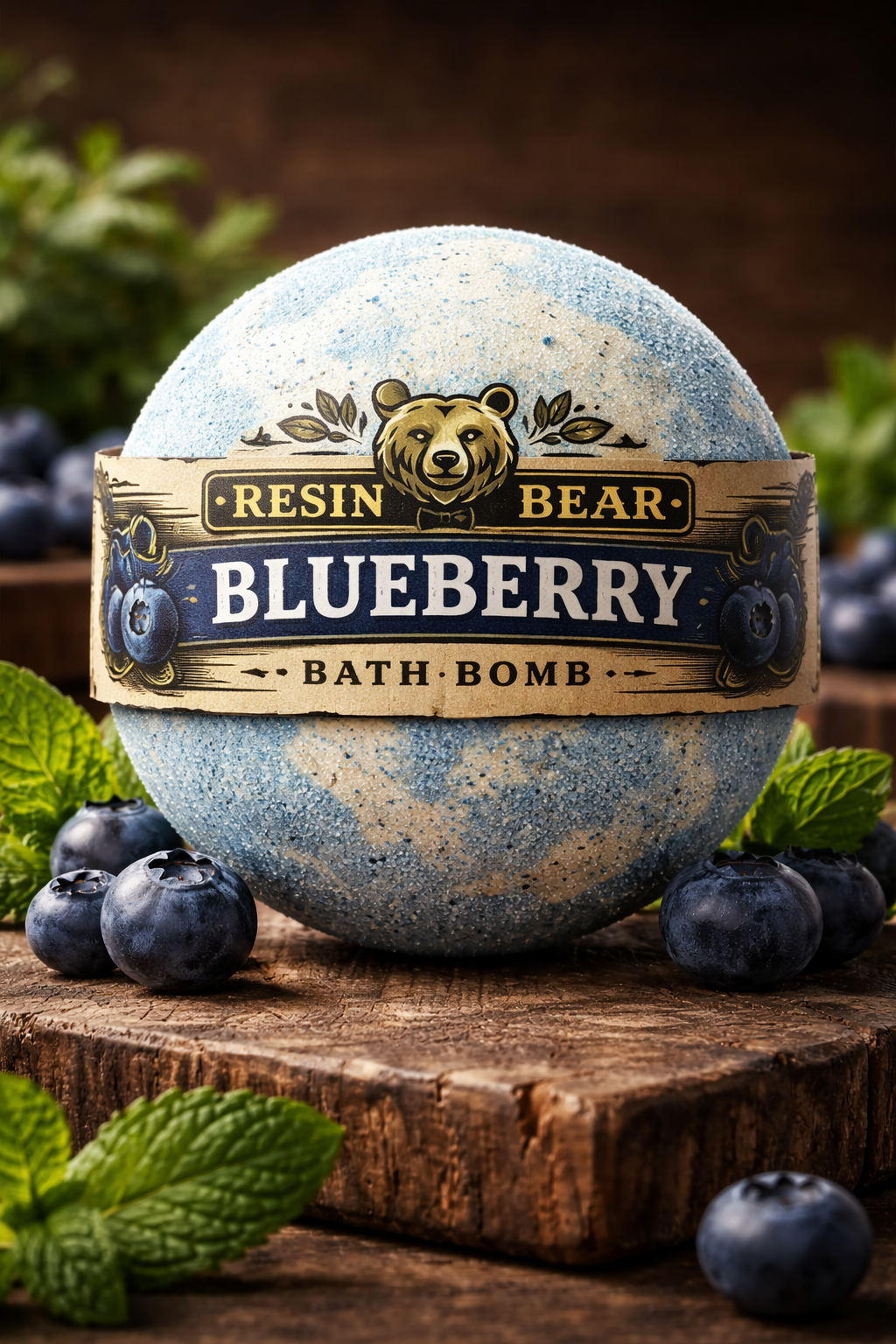 Bath Bomb - Bluebry Muffin